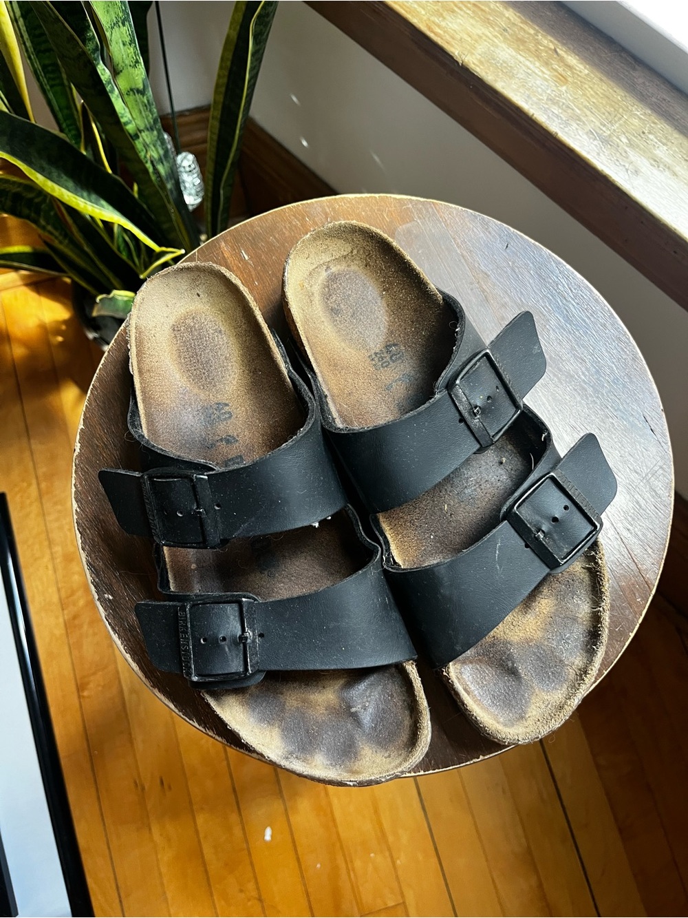 Black Arizona Birkenstocks Size 40